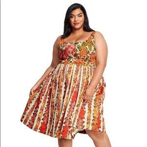Isaac Mizrahi Floral Dress Plus Size 3X: Target